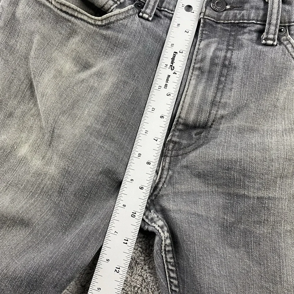 Levis 511 Slim Straight Jeans Mens 34x27‎ Gray Mid Rise